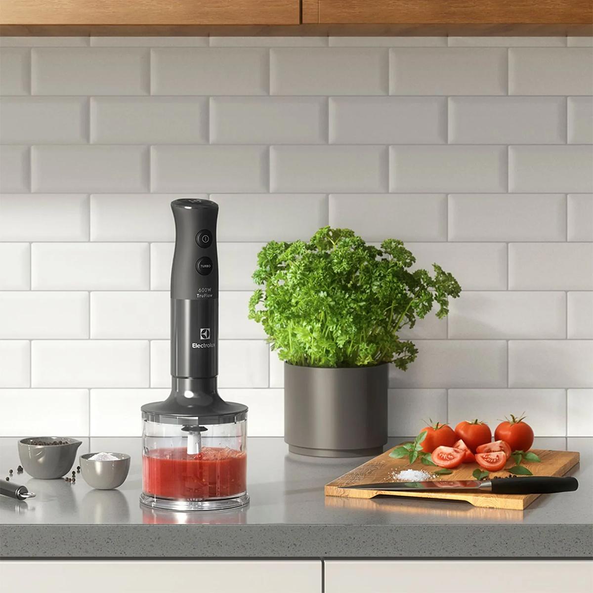 Mixer Electrolux Efficient 3 En 1 EIB20 600w Negro Con Acceosiros